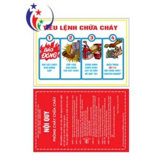 Bộ nội quy tiêu lệnh phòng cháy chữa cháy