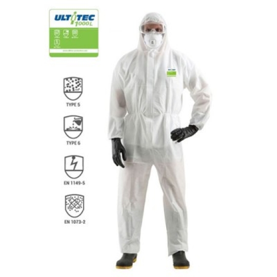 Bộ quần áo chống hóa chất Ultitec 1000