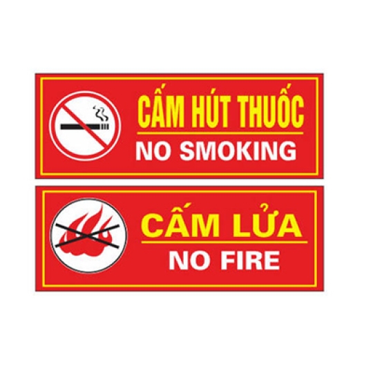 Bộ cấm lửa cấm thuốc