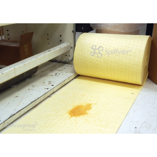 Cuộn giấy thấm hóa chất nguy hại Spilfyter Hazmat Roll