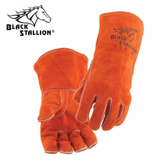 Găng tay da hàn Black Stallion 112