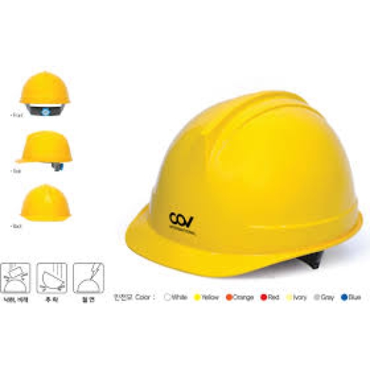 Nón bảo hộ COV Hàn Quốc vàng