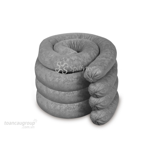 Phao thấm dầu và hóa chất tràn vãi Spilfyter Maintenance Grey Sock