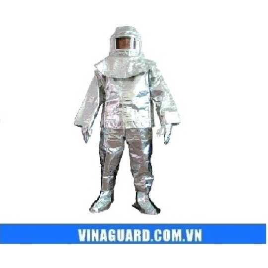 Bộ quần áo tráng nhôm 500 độ C